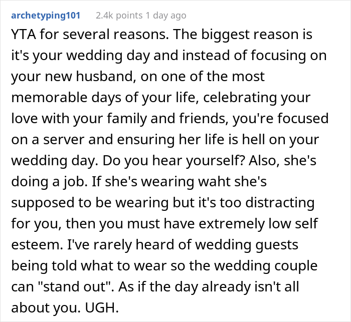 "AITA For Kicking A Server Out Of My Wedding?" "AITA For Kicking A Server Out Of My Wedding?"