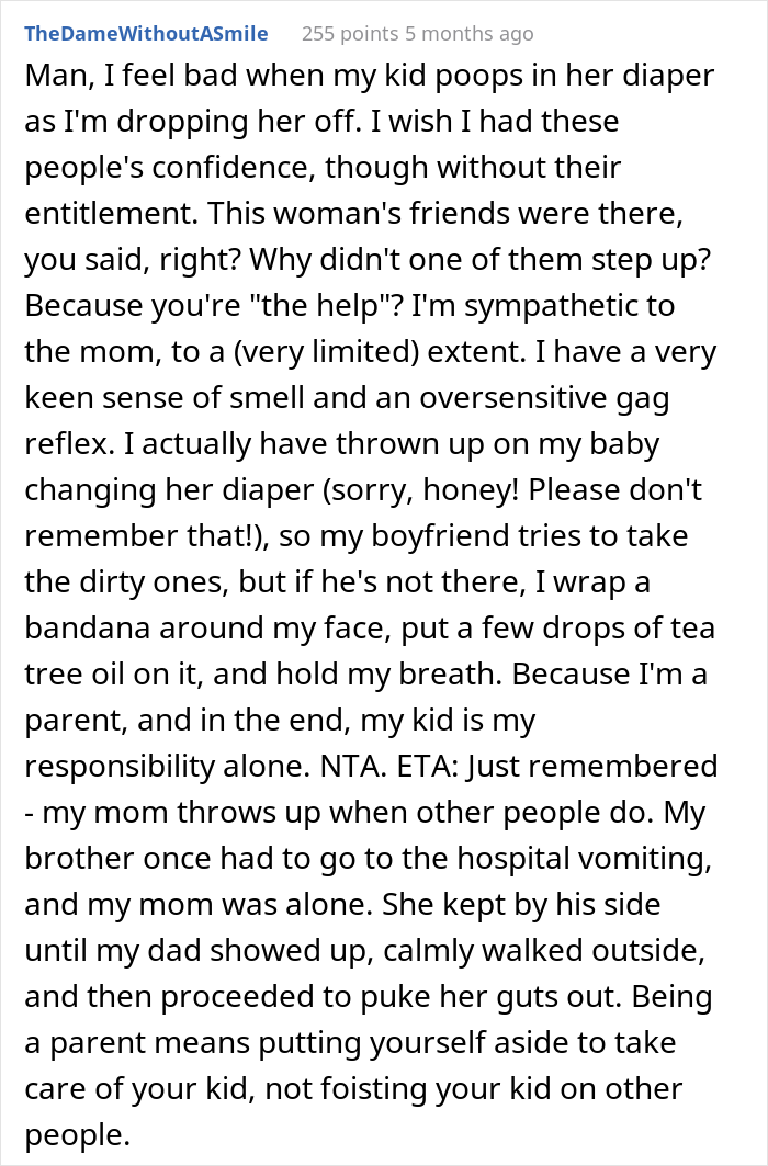 Drama Ensues After Daycare Teacher Refuses To Change Diaper Of Germaphobe Mom's Kid