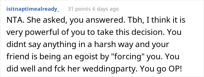"It Would Be Genuinely Embarrassing For Me To Wear The Dress": Bride Livid After Bridesmaid Drops Out Because Of The Dress "It Would Be Genuinely Embarrassing For Me To Wear The Dress": Bride Livid After Bridesmaid Drops Out Because Of The Dress
