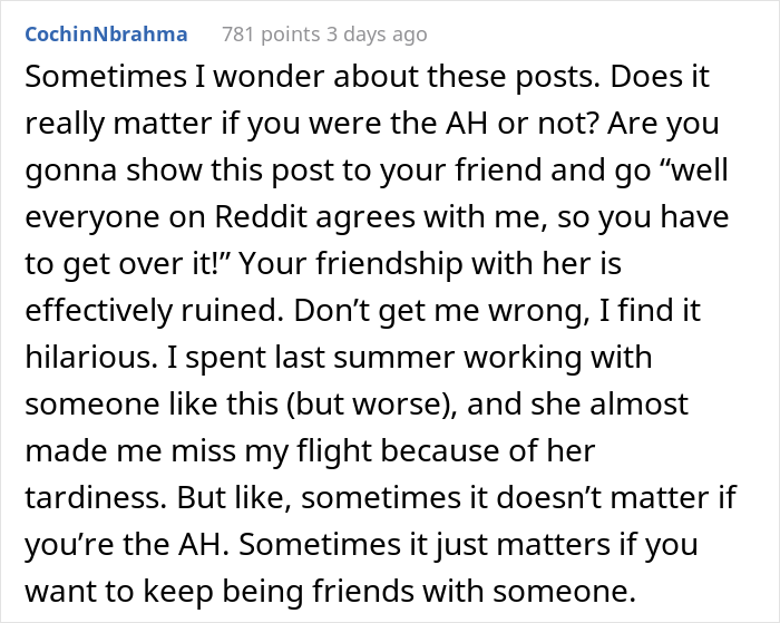 &lsquo;Chronically Late&rsquo; Woman Has An Important Appointment, Her Friend Who Was Supposed To Get Her There Leaves When She&rsquo;s Late