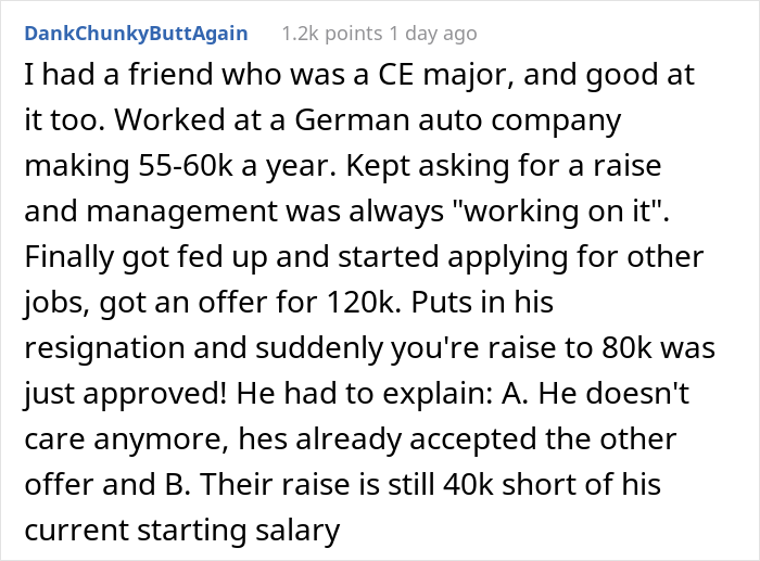 Underpaid Employee Quits And Gets Offered Double The Salary, Teaches Company A Lesson On Valuing Employees Underpaid Employee Quits And Gets Offered Double The Salary, Teaches Company A Lesson On Valuing Employees