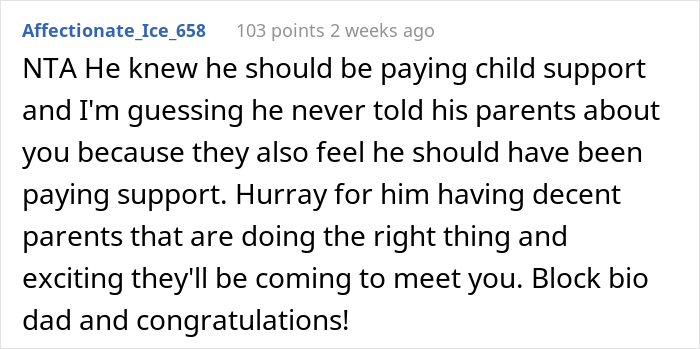 "My Father Never Paid Child Support": Grandparents Learn Their Son Basically Abandoned His Daughter, Teach Him A Lesson "My Father Never Paid Child Support": Grandparents Learn Their Son Basically Abandoned His Daughter, Teach Him A Lesson