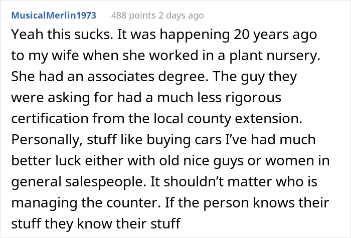 Sexist Customer Demands Female Employee Get "One Of The Boys'', They Maliciously Comply Sexist Customer Demands Female Employee Get "One Of The Boys'', They Maliciously Comply