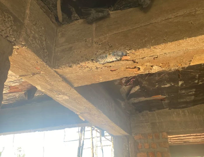 Lunch Poured In A Beam