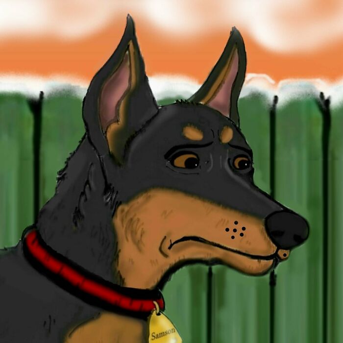 My Animal Comic Introducing A Pitbull Character Named “King”, Part 1 (9 Pics)