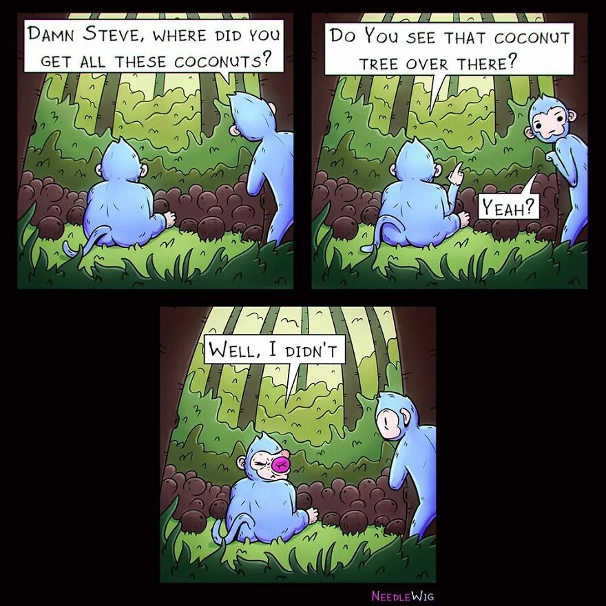 Artist Makes Dark Humor Comics That Explore The Most Cursed Desires (49 New Pics)