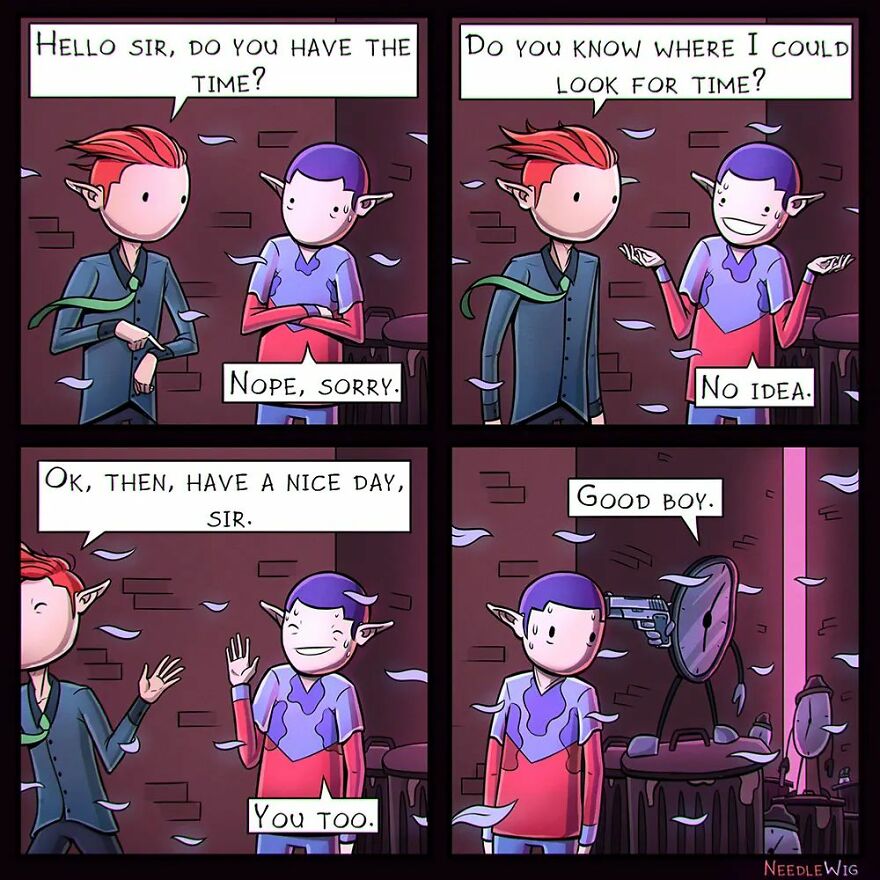 Artist Makes Dark Humor Comics That Explore The Most Cursed Desires (49 New Pics)