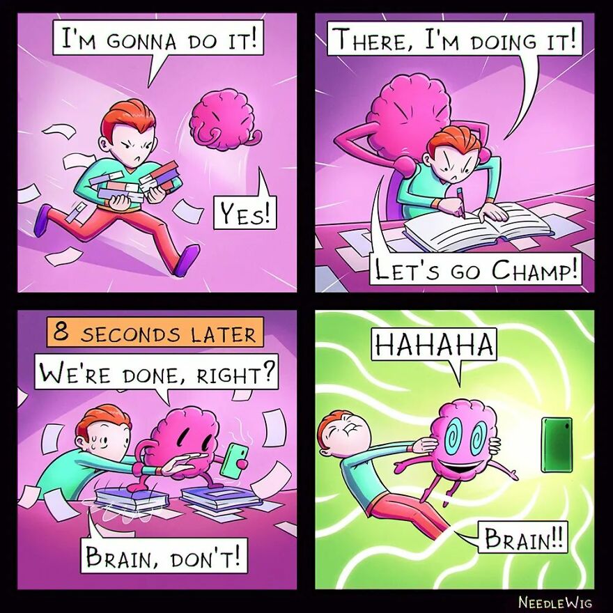 Artist Makes Dark Humor Comics That Explore The Most Cursed Desires (49 New Pics)