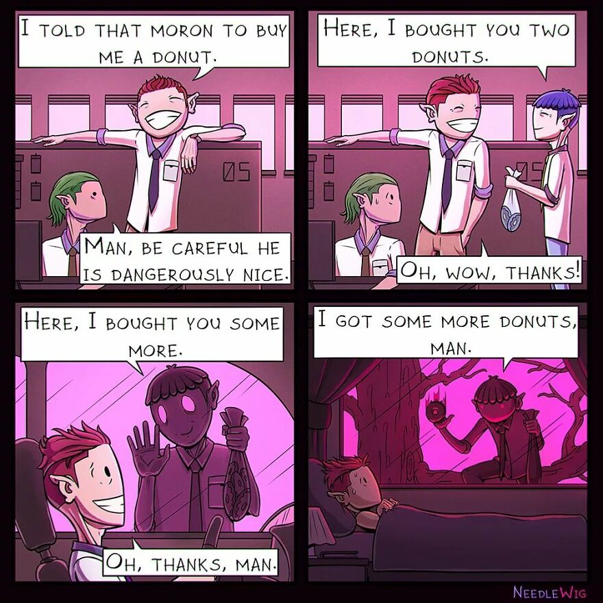 Artist Makes Dark Humor Comics That Explore The Most Cursed Desires (49 New Pics)