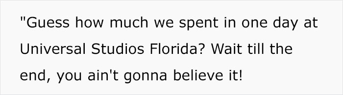 British Family Goes To Universal Studios, Leaves Speechless After Spending $1,113 In A Single Day