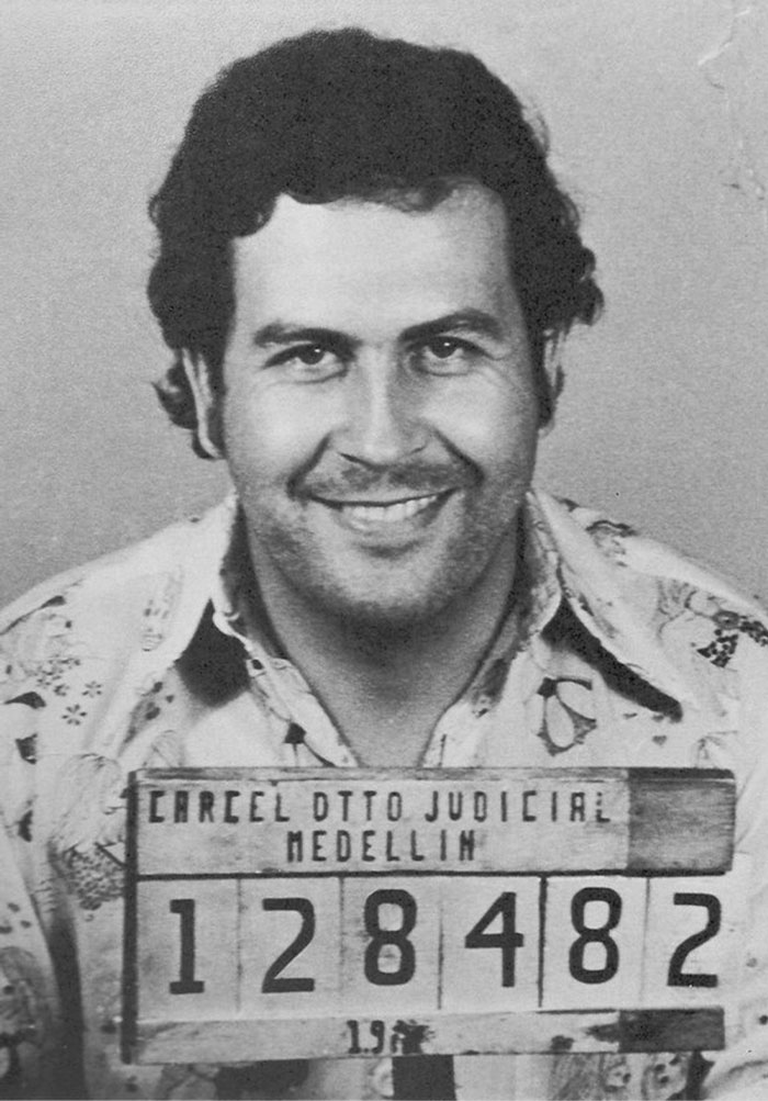 Pablo Escobar mugshot 