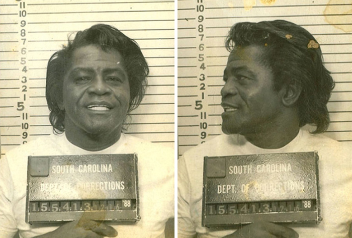 James Brown mugshot 
