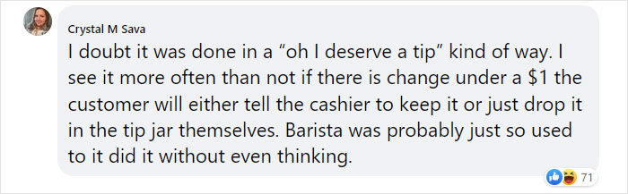 Woman Is Flabbergasted By Starbucks Barista Who Put Her Change Directly Into The Tip Jar, And People Start Questioning Tip Culture Once More