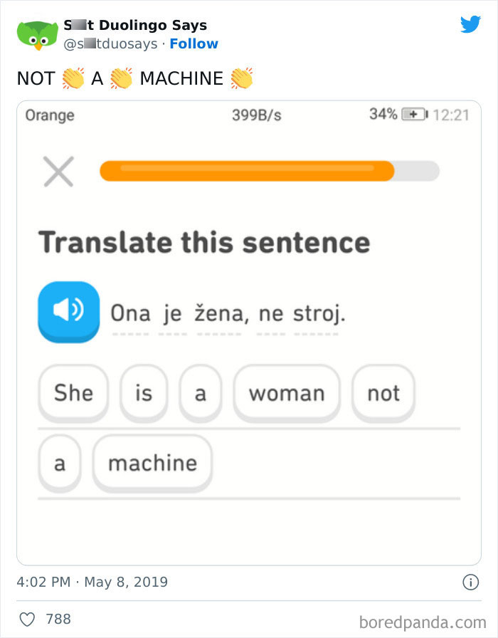Funny Duolingo Sentences