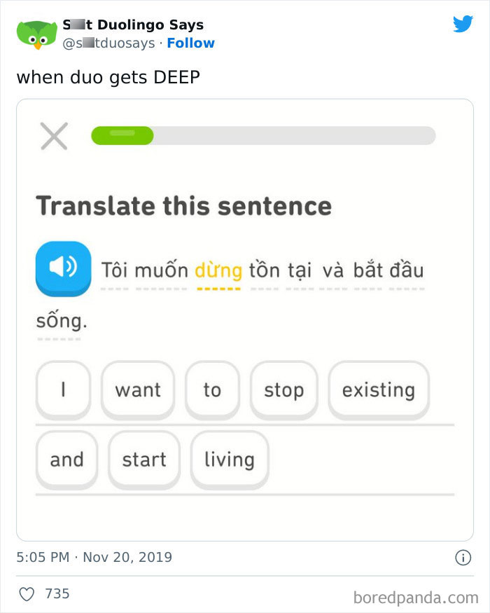 Funny Duolingo Sentences