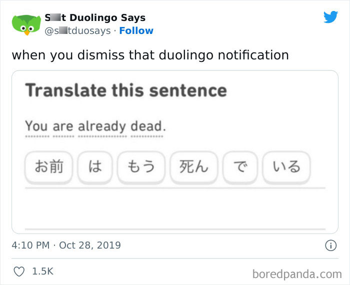 Funny Duolingo Sentences