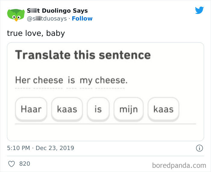 Funny Duolingo Sentences