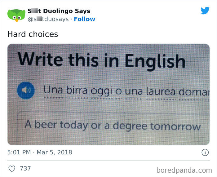 Funny Duolingo Sentences