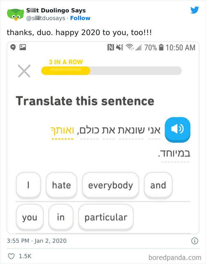 Funny Duolingo Sentences