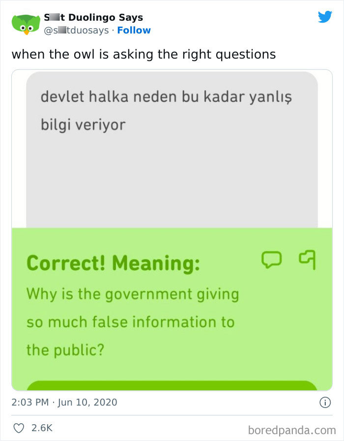 Funny Duolingo Sentences