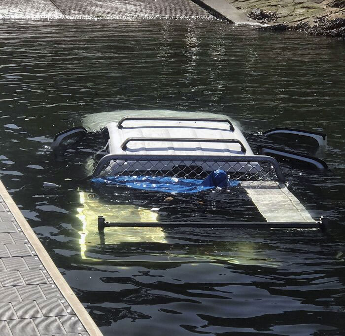 Forgot To Stop Reversing His Boat