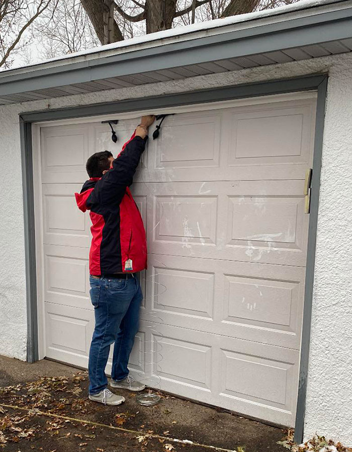 My Brother Drove His Car Inside The Garage With The Only Garage Door Opener In It, Shut The Door, And Forgot That The Keypad Hadn’t Been Programmed Yet