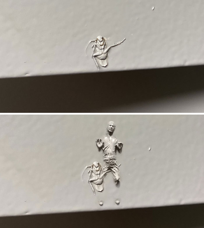 Esta cucaracha pintada