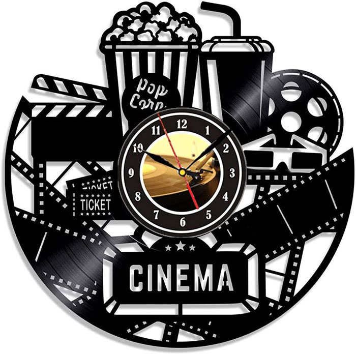 Movie Theme Wall Clock