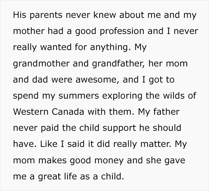 "My Father Never Paid Child Support": Grandparents Learn Their Son Basically Abandoned His Daughter, Teach Him A Lesson "My Father Never Paid Child Support": Grandparents Learn Their Son Basically Abandoned His Daughter, Teach Him A Lesson