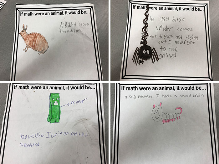 Some Of My Mom's Former Students' Answers I Found Funny While Throwing Away