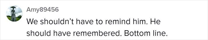 Woman Calls Out Commenters Who Believe Wives Should Remind Husbands About Upcoming Occasions