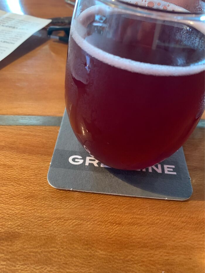 Drinking A Blueberry Cider