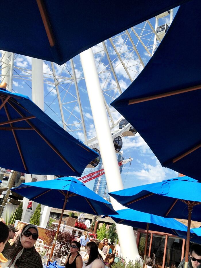 Seattle Washington, Waterfront Near The Big Wheel Precovid