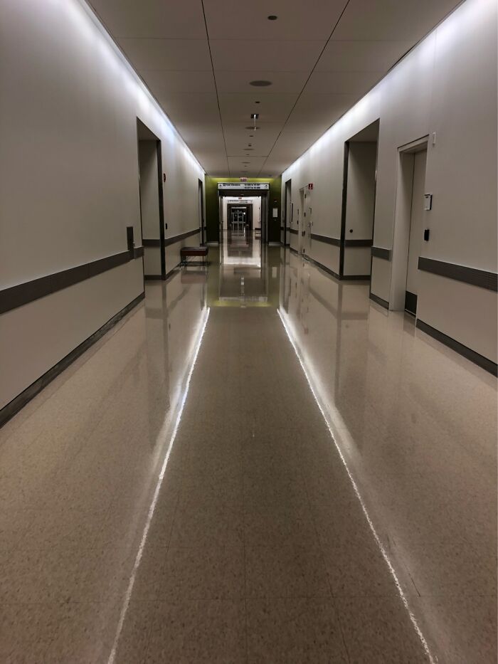 Soulless Hospital Corridor