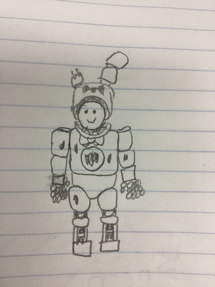 I Drew Myself Wearing A Costume Because I Can’t Draw People And Because It’s Basically The Only Thing I Want To Wear Now