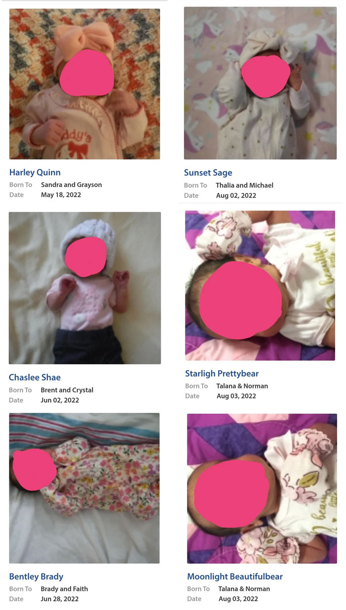 Baby Girls Born To My Local Hospital