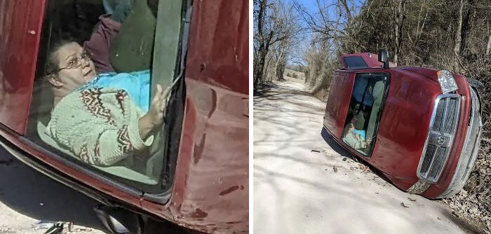 Una mujer de Arkansas vuelca con su auto poco después de pasar por delante de unos ciclistas levantando polvo para molestarlos