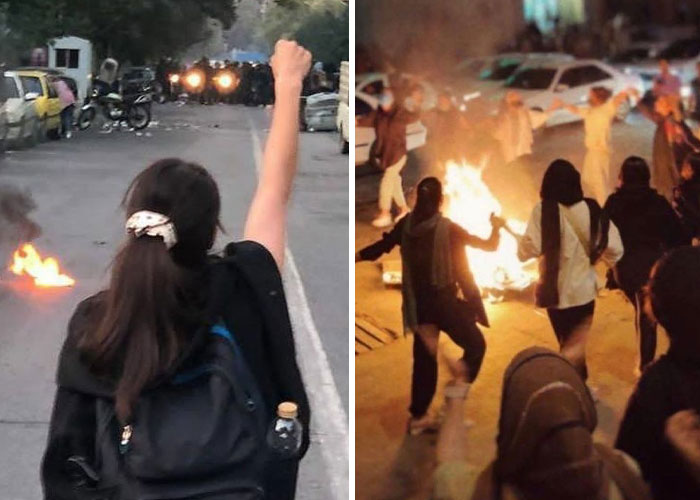 Women Burn Hijabs, Cut Their Hair As Protests Spread In Iran After The Death Of Mahsa Amini