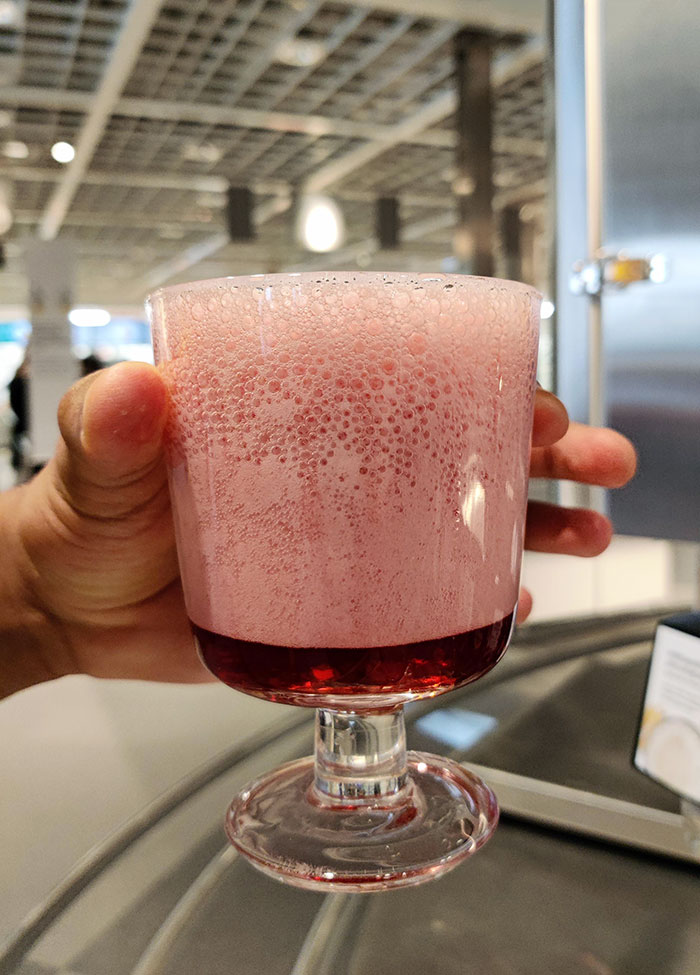 This Ratio Of Juice And Foam