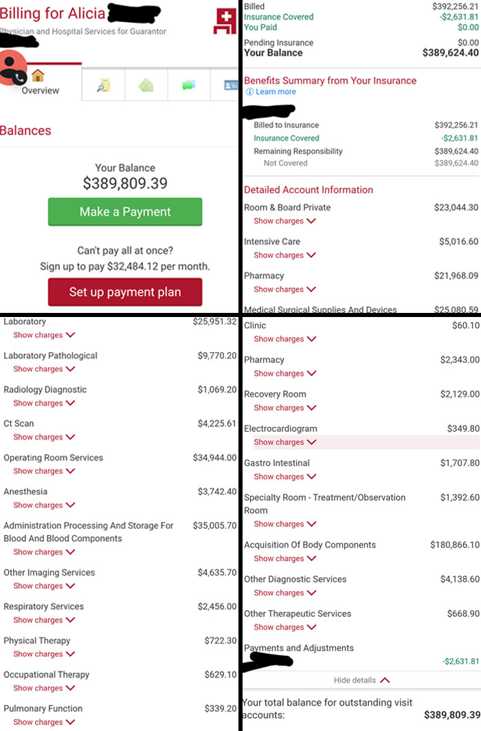 The Bill For My Liver Transplant (US)