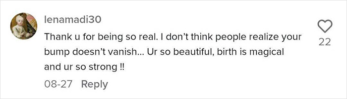 TikTok Mom Exposes Her Postpartum Journey To Combat Unrealistic Depictions Of Post-Pregnancy Bodies