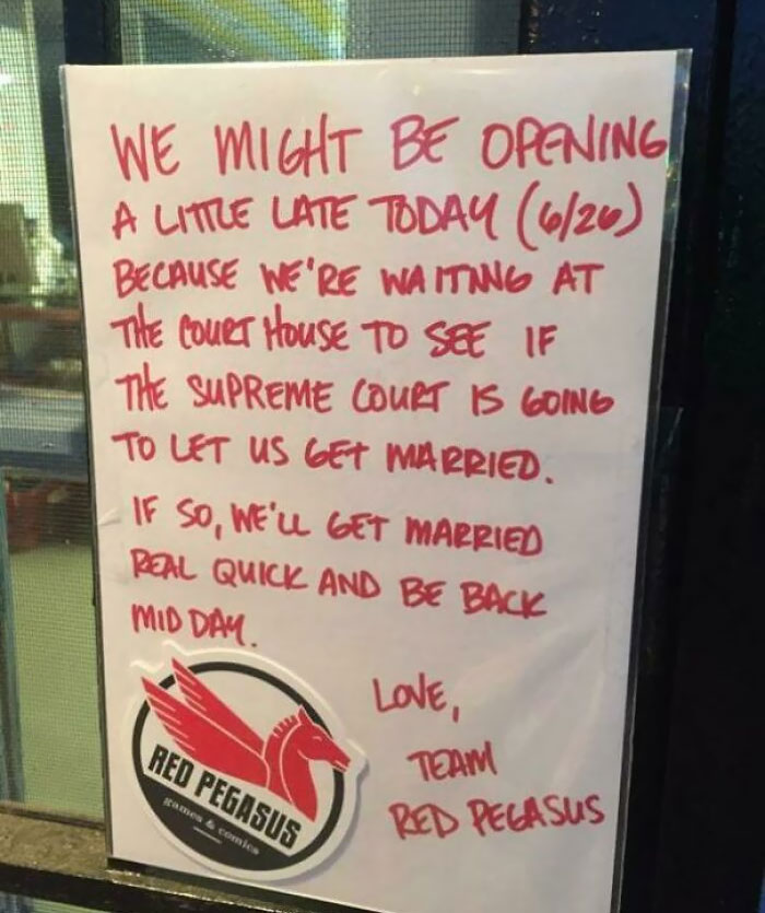 Sign Outside A Dallas Comic Book Shop This Morning