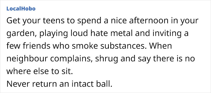 Person Asks The Internet What They Can Do After Their Neighbor Refused To Move Their Trampoline As It Impacts Their Happiness