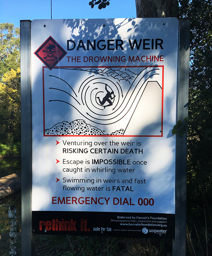 It Means That If You Fall Into It, You Will Certainly Die. Not That You Might Die