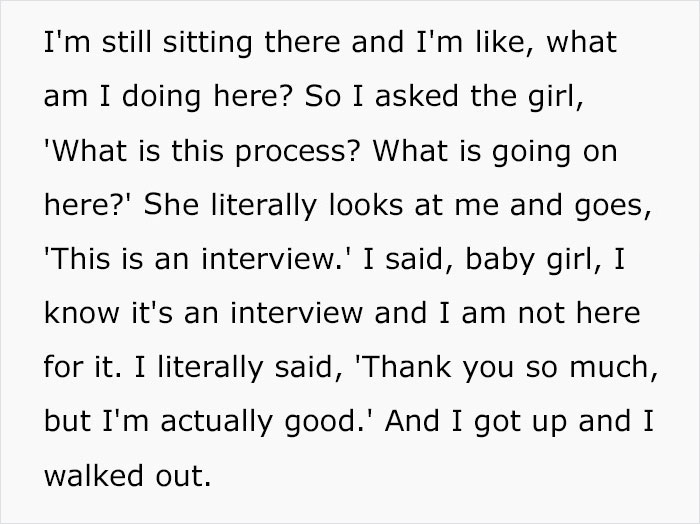 ‘I’ve Never Been So Disrespected In My Life’: Woman Shares Her Most Terrible Job Interview Experience That Was Full Of Red Flags ‘I’ve Never Been So Disrespected In My Life’: Woman Shares Her Most Terrible Job Interview Experience That Was Full Of Red Flags