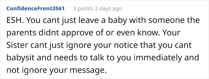 Parents 'Make' Aunt Babysit Even Though She Warned Them She Was Unavailable, Family Drama Ensues When She Then Leaves The Baby With A 'Stranger'