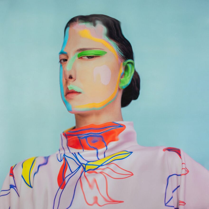 Using Clear Water I Create Abstract Portraits And Break The Stereotype Of Beauty