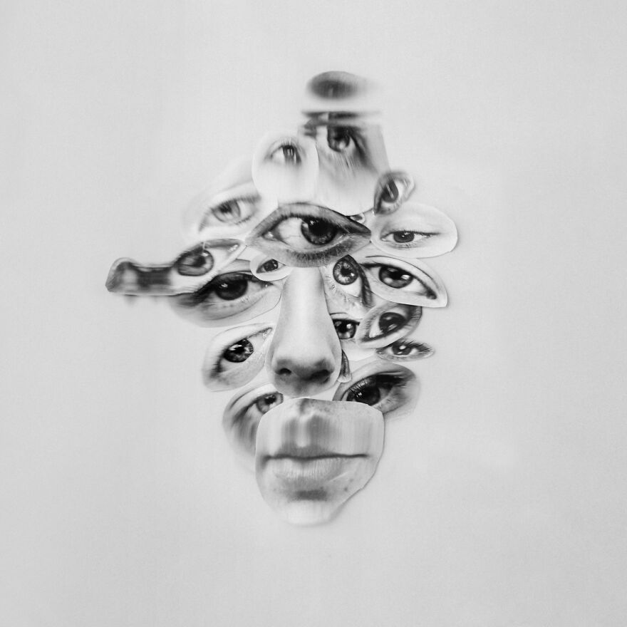 Using Clear Water I Create Abstract Portraits And Break The Stereotype Of Beauty