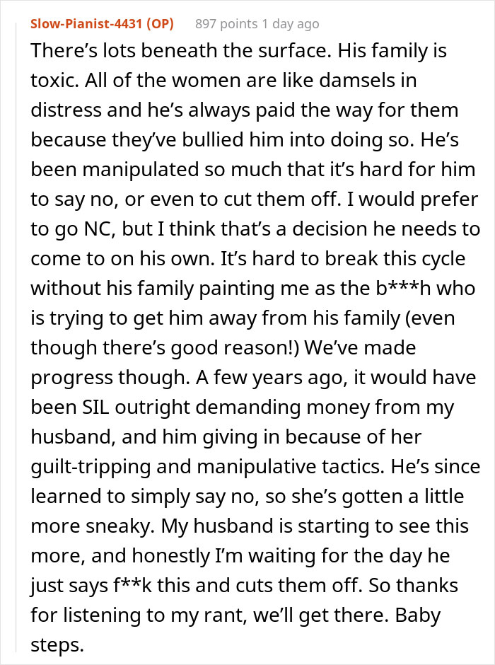 Woman's SIL "Forgets" Her Wallet All The Time When They Go To Restaurants, So She Took It For Her Woman's SIL "Forgets" Her Wallet All The Time When They Go To Restaurants, So She Took It For Her