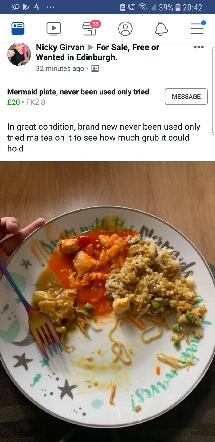 “Never Been Used Only Tried”